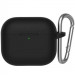 Силиконовый футляр BlueO Liquid silicone для наушников Airpods 4 (Black)