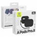 Фото Силиконовый футляр BlueO Liquid silicone для наушников Airpods 4 (Black) на vchehle.ua