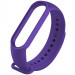 Силиконовый ремешок для Xiaomi Mi Band 3/4 (Фиолетовый / Purple)