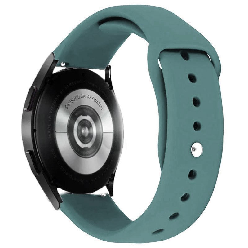 Силиконовый ремешок Sport для Smart Watch 22mm (Зеленый / Pine green)