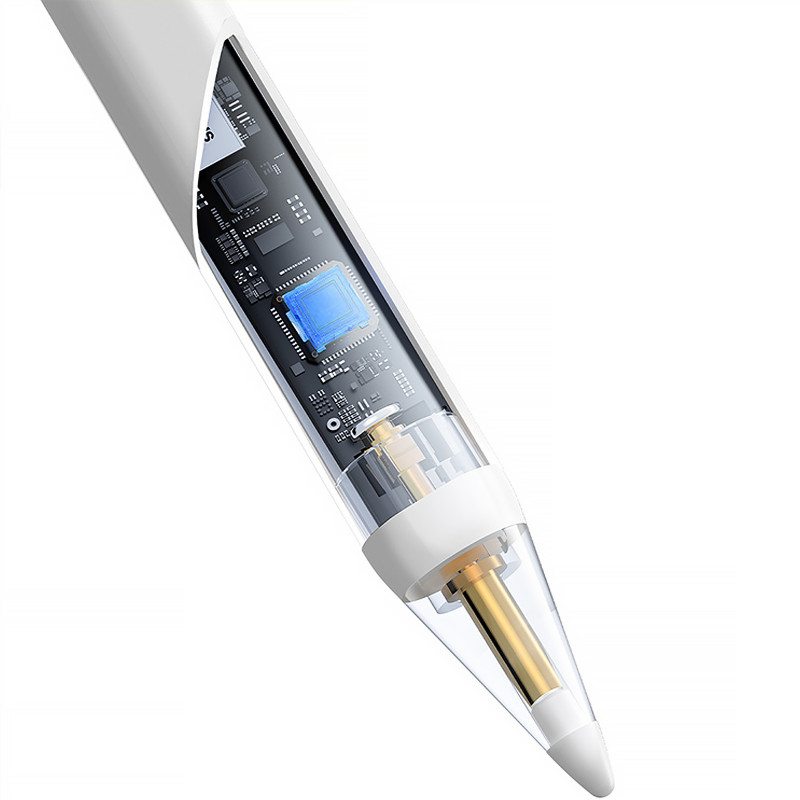 Стилус Baseus Smooth Writing Lite 2 Series with LED Indicators (P80015802213) (Moon White) в магазине vchehle.ua