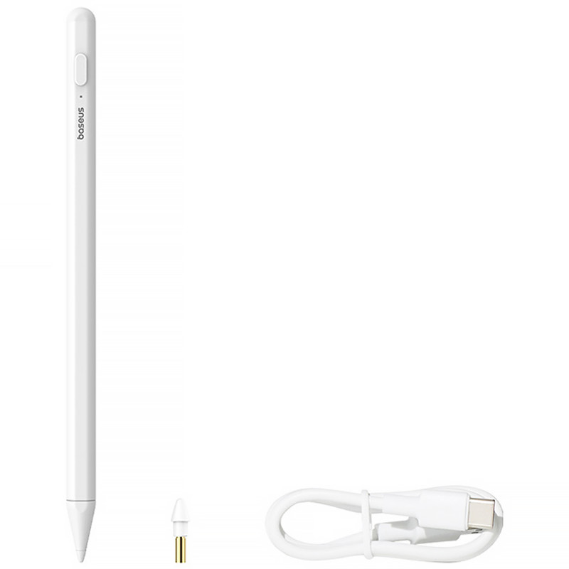 Заказать Стилус Baseus Smooth Writing Lite 2 Series with LED Indicators (P80015802213) (Moon White) на vchehle.ua