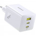 СЗУ Baseus EnerFill FE11 Fast Charger PD100W+QC3.0 (1USB-A/2C) (P101821) (Moon White)