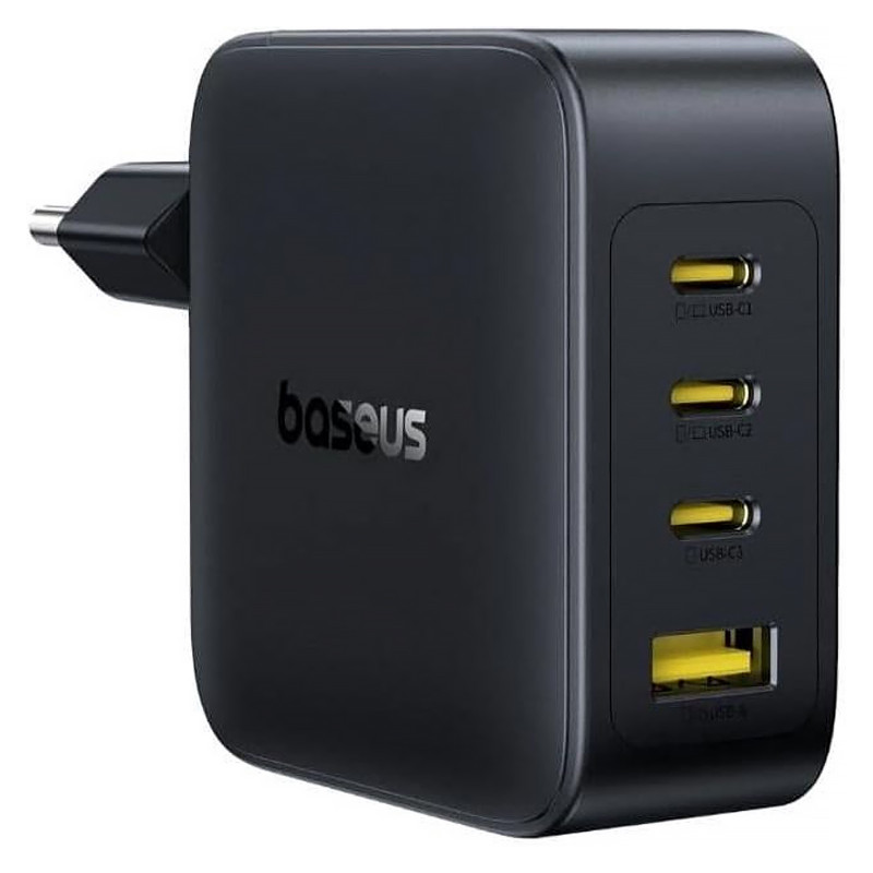 СЗУ Baseus EnerFill FH11 PD140W+QC3.0 (1USB-A/3C) (E0121J) (Cosmic Black)