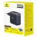 Фото СЗУ Baseus EnerFill FH11 PD140W+QC3.0 (1USB-A/3C) (E0121J) (Cosmic Black) в магазине vchehle.ua
