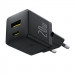 Фото СЗУ Baseus Palm Fast Charger PD20W+QC3.0 (1USB-A/1C) + кабель Type-C to Type-C (P10111608) (Cluster Black) на vchehle.ua