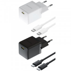 МЗП Baseus Palm Fast Charger 20W (1USB-C) + кабель Type-C to Type-C (P10111602)