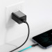 Купить СЗУ Baseus Super Si Quick Charger PD20W (1USB-C) + кабель Type-C to Lightning (TZCCSUP-B) (Черный) на vchehle.ua