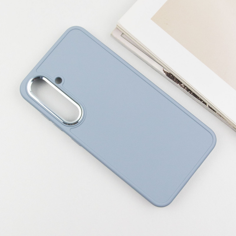Фото TPU чохол Bonbon Metal Style на Samsung Galaxy S23+ (Блакитний / Mist blue) в маназині vchehle.ua
