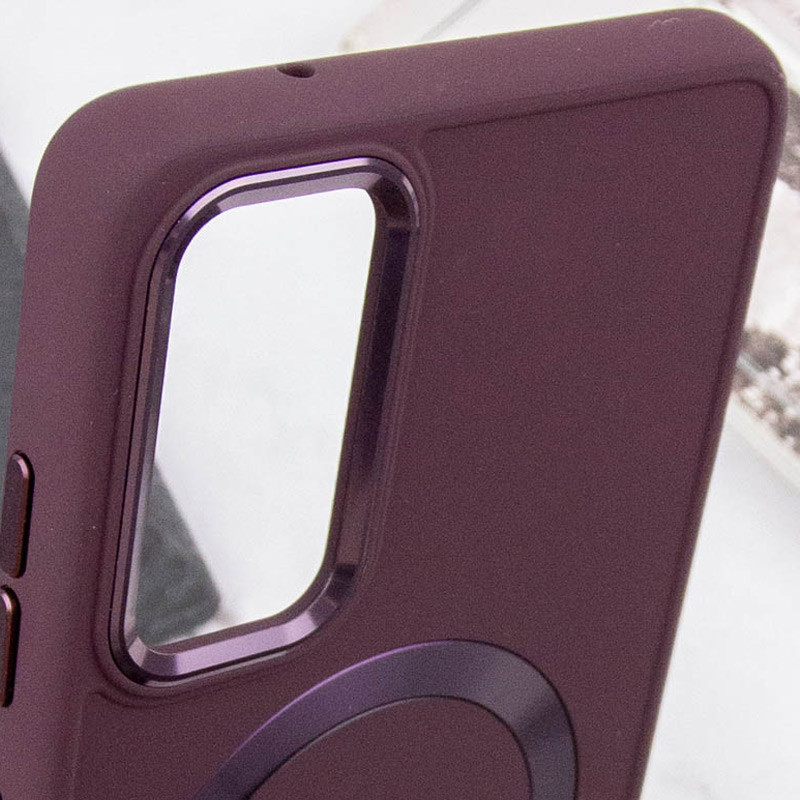 Купить TPU чехол Bonbon Metal Style with Magnetic Fit для Samsung Galaxy A25 5G (Бордовый / Plum) на vchehle.ua