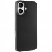 TPU чехол Carbon Protective with Magnetic safe для Apple iPhone 17 (6.3") (Black)