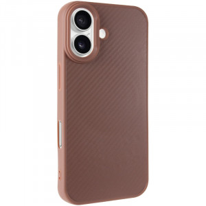TPU чехол Carbon Protective with Magnetic safe для Apple iPhone 17 (6.3")