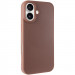 TPU чехол Carbon Protective with Magnetic safe для Apple iPhone 17 (6.3") (Coffee)