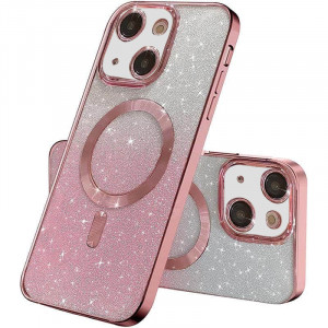 TPU чехол Delight case with Magnetic Safe с защитными линзами на камеру для Apple iPhone 15 (6.1")