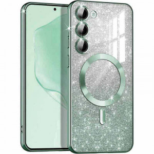 TPU чехол Delight case with Magnetic Safe с защитными линзами на камеру для Samsung Galaxy S22+