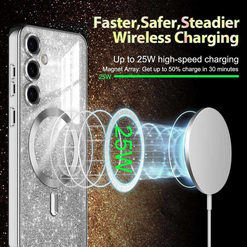 Фото TPU чохол Delight case with Magnetic Safe з захисними лінзами на камеру на Samsung Galaxy S26+ в маназині vchehle.ua