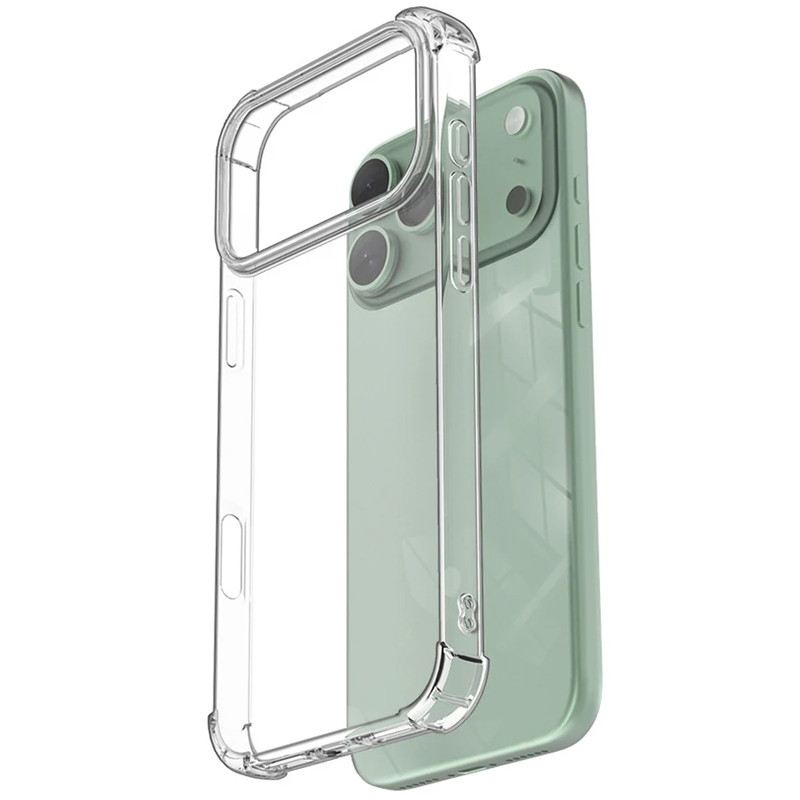 Купить TPU чехол GETMAN Ease logo усиленные углы для Apple iPhone 17 Pro / 18 Pro (6.3") (Бесцветный (прозрачный)) на vchehle.ua