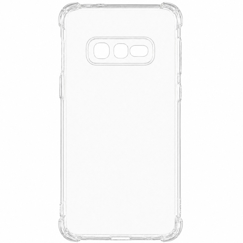 TPU чохол GETMAN Ease logo посилені кути Full Camera на Samsung Galaxy S10e (Безбарвний (прозорий))