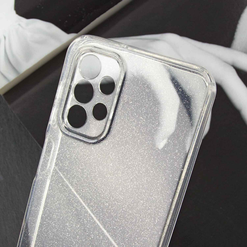 Фото TPU чохол Twinkle з захищеною камерою на Samsung Galaxy A13 4G (Clear) в маназині vchehle.ua