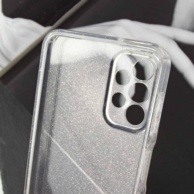 TPU чохол Twinkle з захищеною камерою на Samsung Galaxy A13 4G (Clear) в магазині vchehle.ua