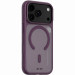 TPU+PC чохол Blueo Frosted Heat Dissip. with Magnetic Fit на Apple iPhone 17 Pro Max /18 Pro Max (6.9") (Бордовий / Deep Cherry)