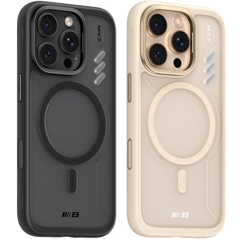 TPU+PC чохол Blueo Frosted Heat Dissip. with Magnetic Fit на Apple iPhone 16 Pro Max (6.9")