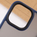 Заказать TPU+PC чехол Metal Buttons для Apple iPhone 14 Pro (6.1") (Синий / Navy Blue) на vchehle.ua