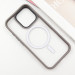 Фото TPU+PC чехол Metal Buttons with Magnetic Fit для Apple iPhone 16 Pro Max (6.9") (Серый / Grey) в магазине vchehle.ua