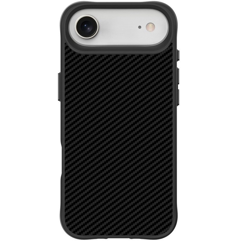 Фото TPU+PC чехол Space Carbon collection для Apple iPhone 17 Air (6.5") (Black) на vchehle.ua
