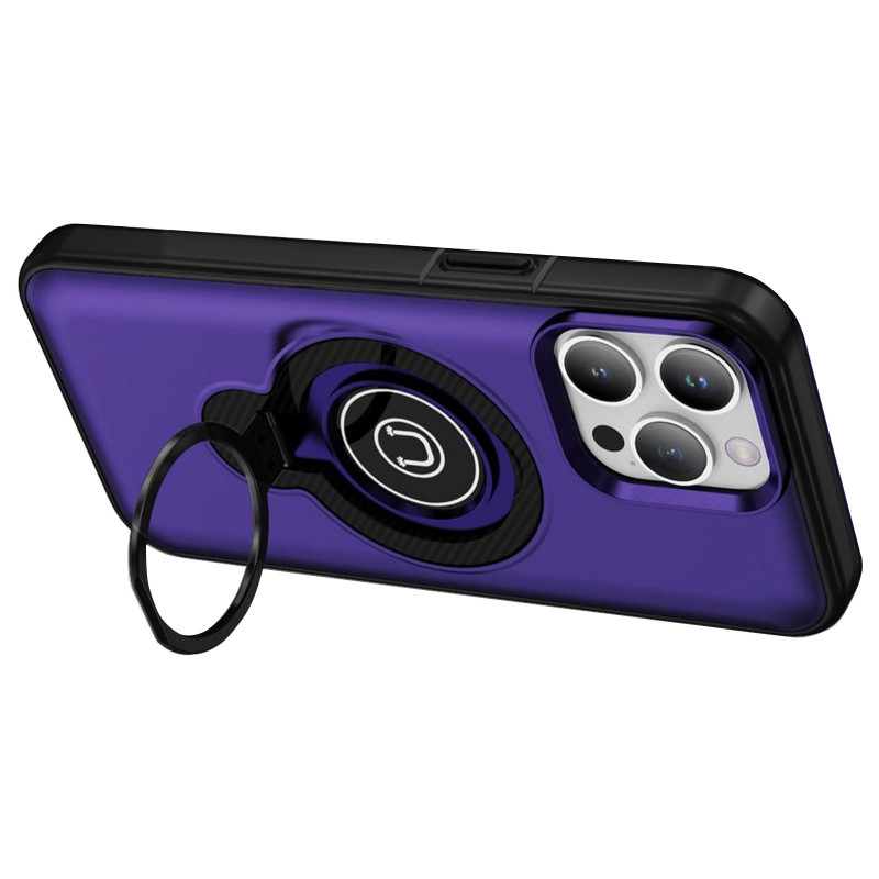 Фото TPU+Textured PC Magnet на Apple iPhone 14 Pro Max (6.7") (Purple) на vchehle.ua