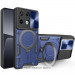 Ударопрочный чехол Bracket case with Magnetic для Xiaomi Redmi 15C (EU) (Blue)