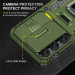 Фото Удароміцний чохол Camshield Army Ring на Samsung Galaxy S21+ (Оливковий / Army Green) на vchehle.ua