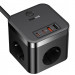 Фото Удлинитель Baseus PowerCombo PD30W+QC3.0 (2USB-A/2C/2Socket) (1.5m) (BPS30) (Cluster Black) в магазине vchehle.ua