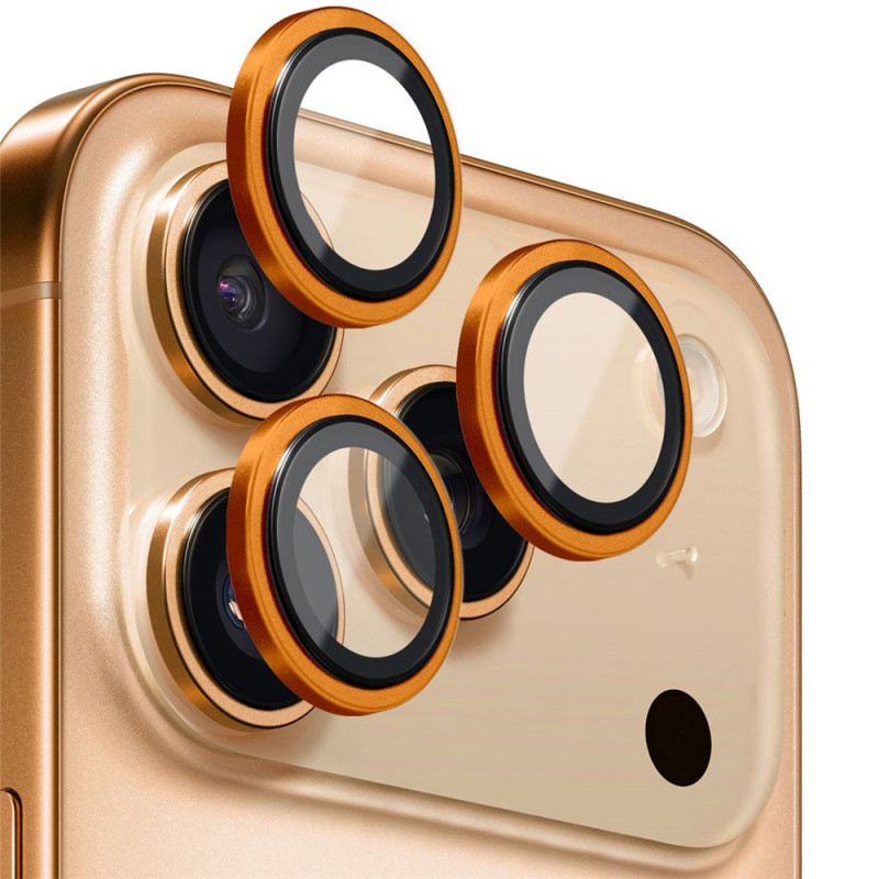 Защитное стекло BlueO Metal на камеру для Apple iPhone 17 Pro / 17 Pro Max (Оранжевый / Orange)