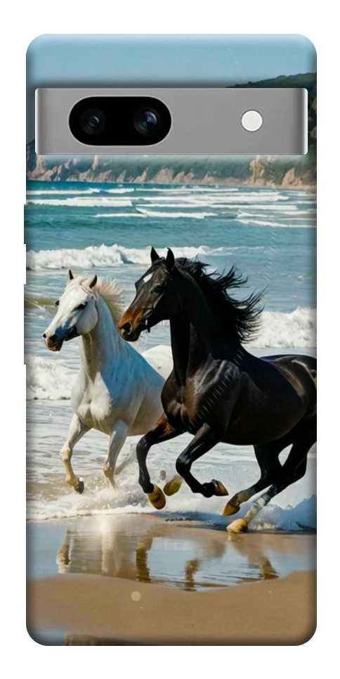 Чохол Beach Horses для Google Pixel 7A