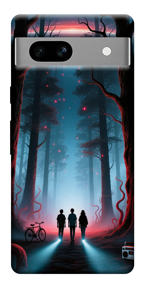 Чохол Kids in the forest для Google Pixel 7A