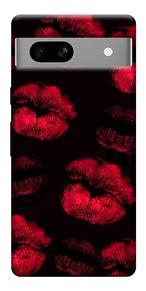 Чохол Kisses on black для Google Pixel 7A