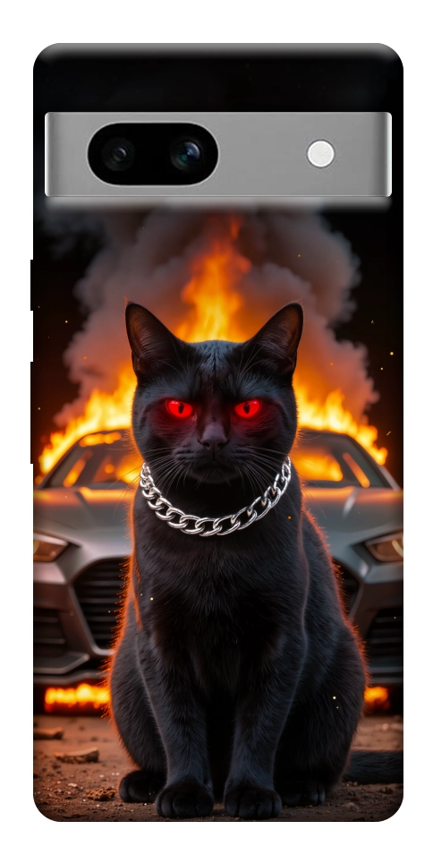 Чехол Black trouble для Google Pixel 7A