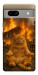 Чехол Burning cat для Google Pixel 7A