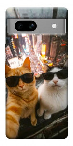 Чехол Cool cats city для Google Pixel 7A