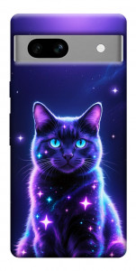 Чехол Galaxy purple cat для Google Pixel 7A