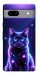 Чехол Galaxy purple cat для Google Pixel 7A