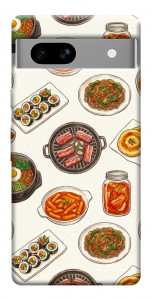 Чохол Korean food для Google Pixel 7A