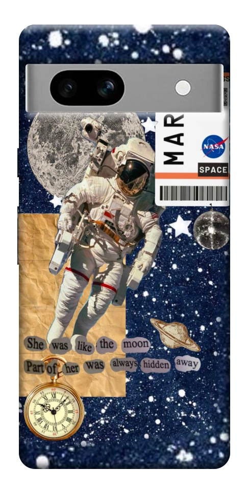 Чехол Space collage для Google Pixel 7A