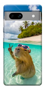 Чехол Сapybara vacation для Google Pixel 7A