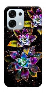 Чехол Flowers on black для Oppo A6 Pro 5G