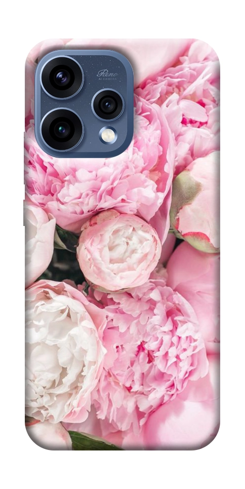 Чехол Pink peonies для Oppo Reno 15