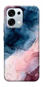 Чехол Розово-голубые разводы для Oppo A6 Pro 5G