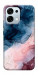 Чехол Розово-голубые разводы для Oppo A6 Pro