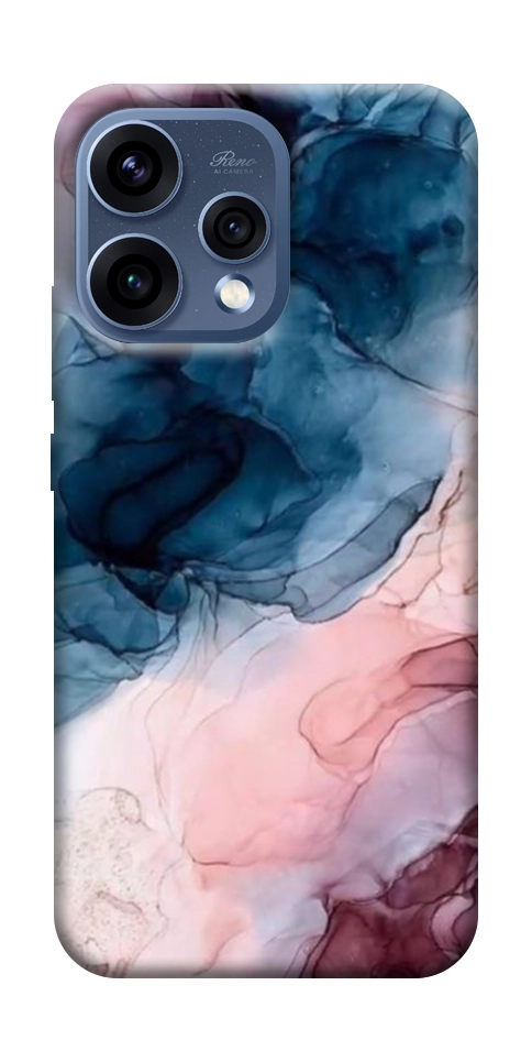 Чохол Рожево-блакитні розводи для Oppo Reno 15